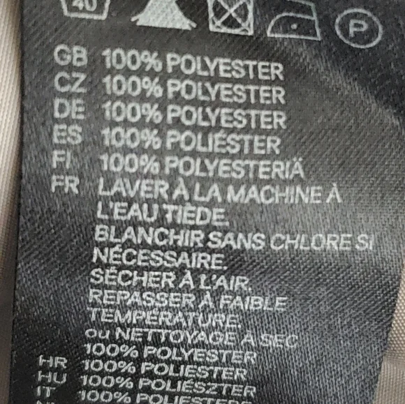 H&M cream zip up sleeveless cargo dress size 8 - Picture 7 of 7